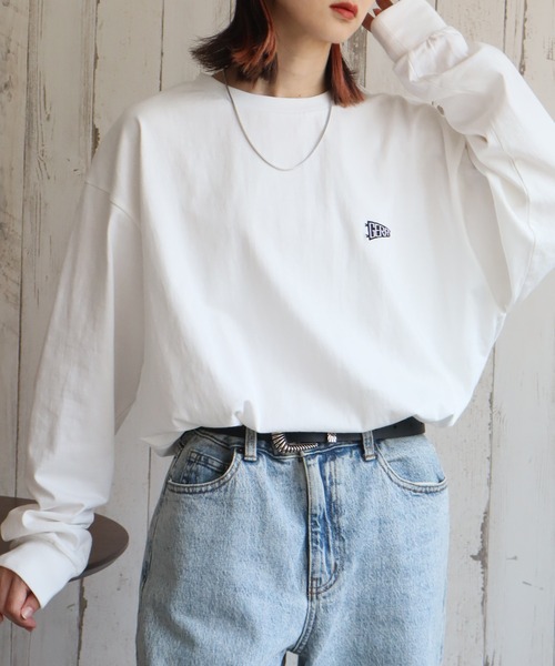 GERRY（ジェリー）の「【GERRY/ジェリー】アソート 胸刺繍バックプリント ロングスリーブTシャツ（Tシャツ/カットソー・メンズ・ホワイト系/ブラウン系/グレー系/ネイビー系/ブラック系/ブラック系1/グレー系1/ホワイト系1・M/L/LL）」の17枚目の写真