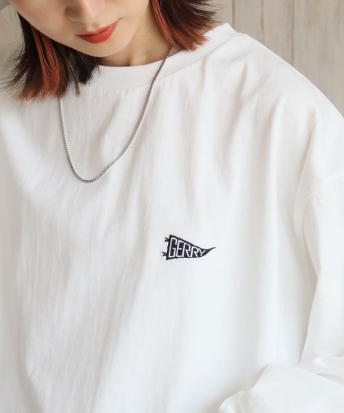 GERRY（ジェリー）の「【GERRY/ジェリー】アソート 胸刺繍バックプリント ロングスリーブTシャツ（Tシャツ/カットソー・メンズ・ホワイト系/ブラウン系/グレー系/ネイビー系/ブラック系/ブラック系1/グレー系1/ホワイト系1・M/L/LL）」の18枚目の写真