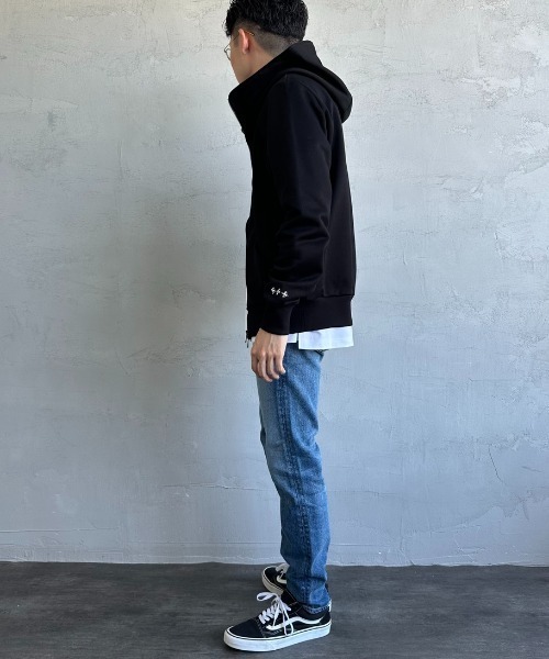 TATRAS/タトラス] FELDA ワンポイントロゴ フードジップパーカー