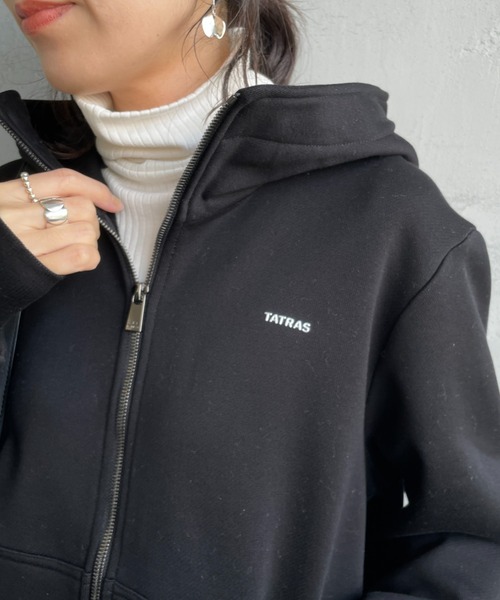 TATRAS/タトラス] FELDA ワンポイントロゴ フードジップパーカー