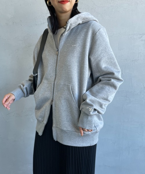 TATRAS/タトラス] FELDA ワンポイントロゴ フードジップパーカー