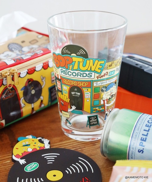 その他 nikopi BOP TUNE RECORDS】グラス/容量415ml（グラス/マグカップ