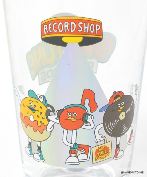 その他 nikopi BOP TUNE RECORDS】グラス/容量415ml（グラス/マグカップ