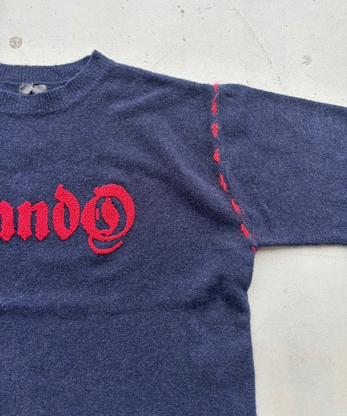 MandO（Auntie Rosa）（エムオー）の「サガラ刺繍ポイントステッチニット（ニット/セーター・メンズ・ブラック/ネイビー・MEDIUM/SMALL）」の19枚目の写真