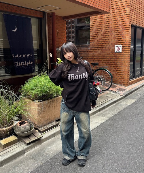 MandO（Auntie Rosa）（エムオー）の「サガラ刺繍ポイントステッチニット（ニット/セーター・メンズ・ブラック/ネイビー・MEDIUM/SMALL）」の13枚目の写真