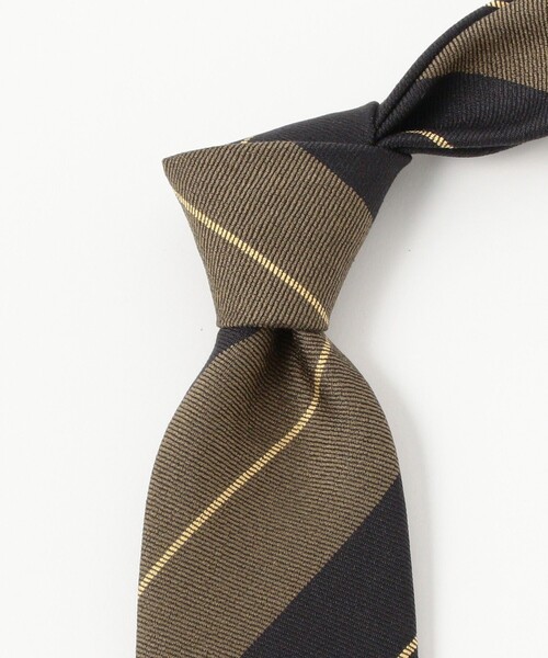 BEAMS F Fermo Fossati 段落ち ストライプ ネクタイ セール】Fermo Fossati シルク ストライプ ネクタイ（ネクタイ