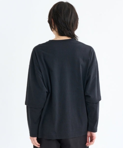 RVCA(ルーカ)の「RVCA/ルーカ ロンT フロントロゴTEE BF044-053(Tシャツ/カットソー・レディース・ブラック/ホワイト/ブラウン・M)」の9枚目の写真