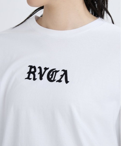 RVCA(ルーカ)の「RVCA/ルーカ ロンT フロントロゴTEE BF044-053(Tシャツ/カットソー・レディース・ブラック/ホワイト/ブラウン・M)」の5枚目の写真