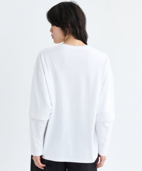 RVCA(ルーカ)の「RVCA/ルーカ ロンT フロントロゴTEE BF044-053(Tシャツ/カットソー・レディース・ブラック/ホワイト/ブラウン・M)」の6枚目の写真