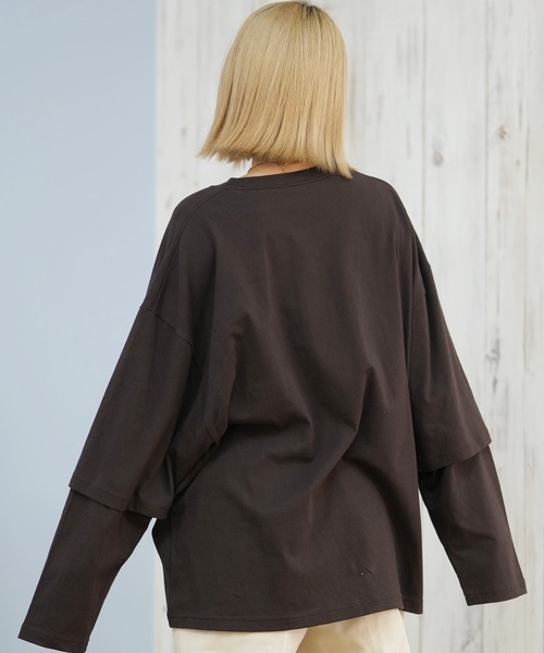 RVCA(ルーカ)の「RVCA/ルーカ ロンT フロントロゴTEE BF044-053(Tシャツ/カットソー・レディース・ブラック/ホワイト/ブラウン・M)」の20枚目の写真