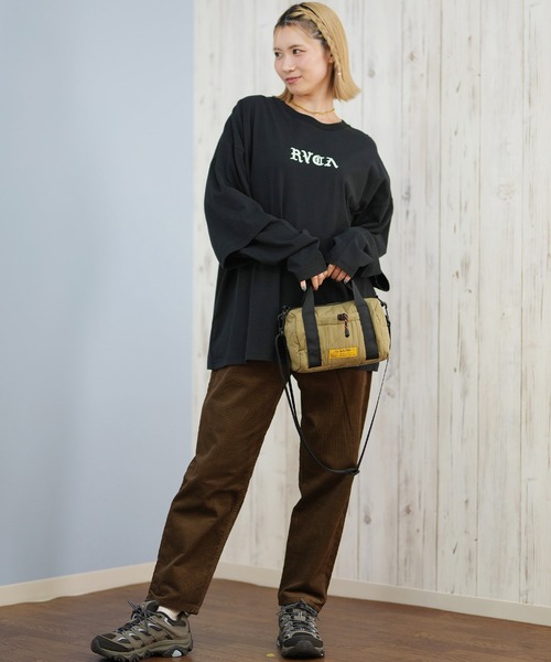 RVCA(ルーカ)の「RVCA/ルーカ ロンT フロントロゴTEE BF044-053(Tシャツ/カットソー・レディース・ブラック/ホワイト/ブラウン・M)」の18枚目の写真
