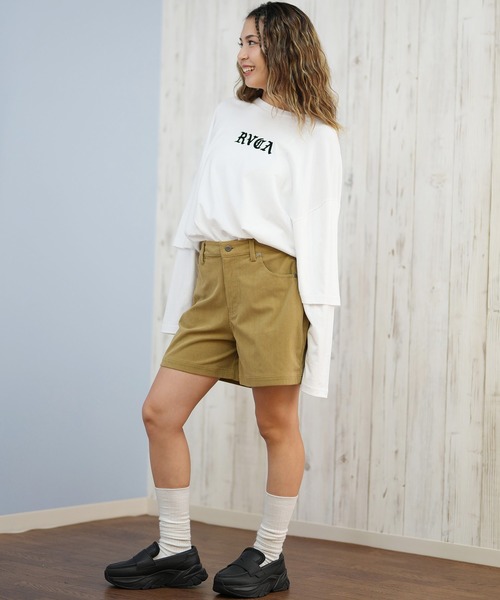 RVCA(ルーカ)の「RVCA/ルーカ ロンT フロントロゴTEE BF044-053(Tシャツ/カットソー・レディース・ブラック/ホワイト/ブラウン・M)」の15枚目の写真