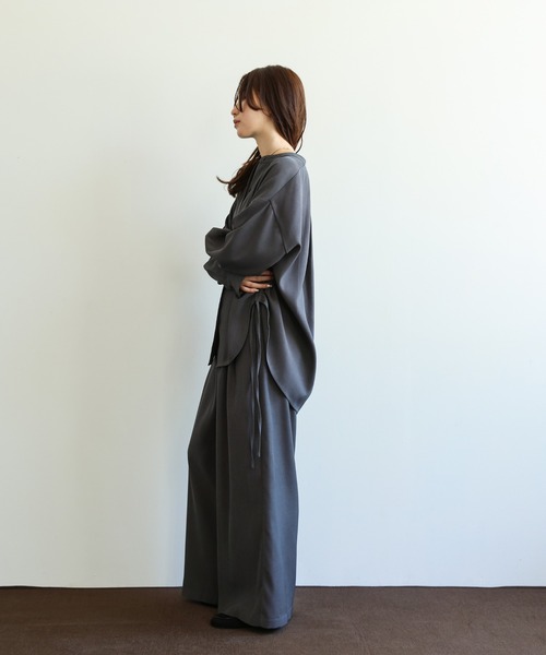 セール】【Et】Wrap 2Tuck Wide Pants（スラックス）｜select MOCA Et