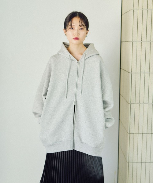 LEPSIM ZIPアップBIGフーディー トップス パーカー グレー LEPSIM｜ZIPアップBIGフーディー | Rakuten Fashion(楽天
