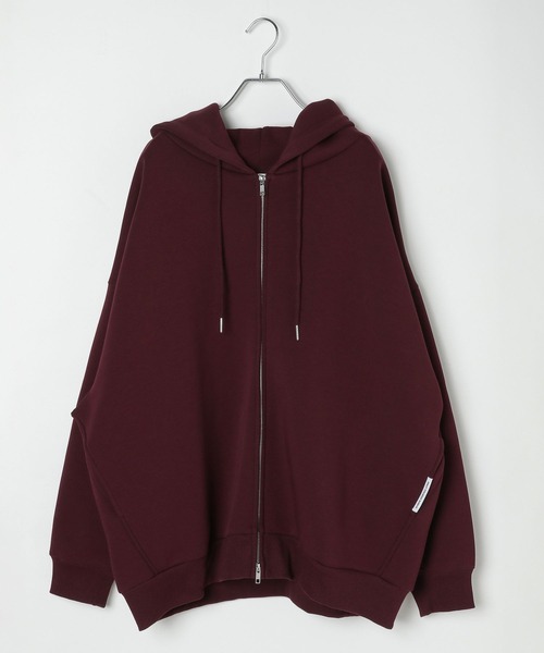 LEPSIM パフエアZIPBIGフーディ　ブラウンピンク パフエアZIPBIGフーディー 582465（パーカー）｜LEPSIM