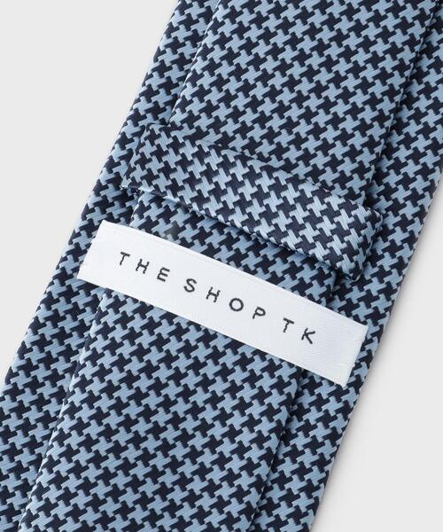 THE SHOP TK (ザ ショップ ティーケー )の「千鳥柄ネクタイ 【洗濯機OK】(ネクタイ・メンズ・ブルー系その他5/ダークブラウン系3・00)」の6枚目の写真