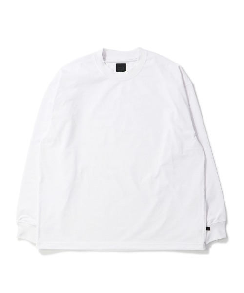DAIWA PIER39（ダイワピア39）の「DAIWA PIER39 TECH DRAWSTRING TEE L/S ダイワ ピア39（Tシャツ/カットソー・メンズ・ホワイト/ブラック/ヘザーグレー・SMALL/MEDIUM/LARGE/X-LARGE）」の2枚目の写真