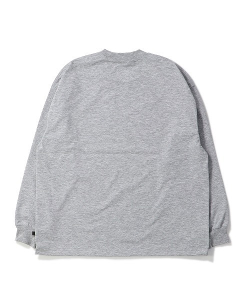DAIWA PIER39（ダイワピア39）の「DAIWA PIER39 TECH DRAWSTRING TEE L/S ダイワ ピア39（Tシャツ/カットソー・メンズ・ホワイト/ブラック/ヘザーグレー・SMALL/MEDIUM/LARGE/X-LARGE）」の6枚目の写真
