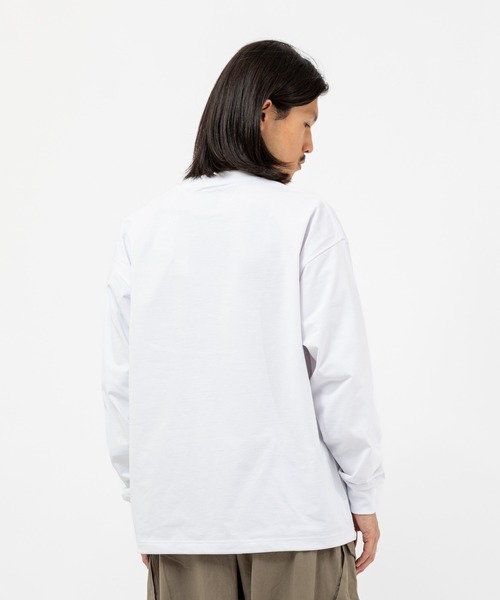 DAIWA PIER39(ダイワピア39)の「DAIWA PIER39 TECH DRAWSTRING TEE L/S ダイワ ピア39(Tシャツ/カットソー・メンズ・ホワイト/ブラック/ヘザーグレー/ライトブラウン・SMALL/MEDIUM/LARGE/X-LARGE)」の8枚目の写真