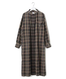 【WOMEN】チェック シャツワンピース