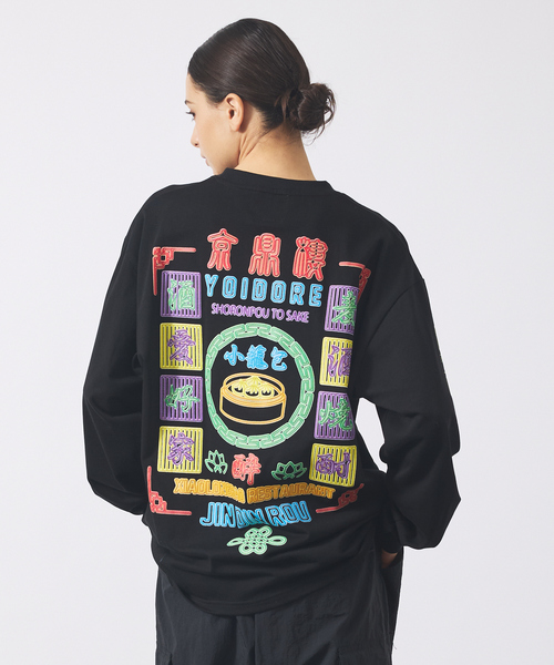 ABAHOUSE（アバハウス）の「【YOIDORE/ヨイドレ】YOIDORE× シンディンロンT/コラボ/ユニセックス【WEB限定】（Tシャツ/カットソー・メンズ・ブラック/ホワイト/ネイビー・M/L）」の2枚目の写真