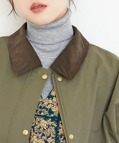 le.coeur blanc（ルクールブラン）の「リブタートルネックニット（ニット/セーター・レディース・ホワイト系その他/グレー/グレイッシュベージュ/グレー系その他/オフホワイト/ブラウン系その他2/ブラック・38）」の4枚目の写真