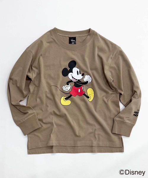 Disney/ディズニー】 MICKEYミッキーマウス キッズ オーバーサイズロン