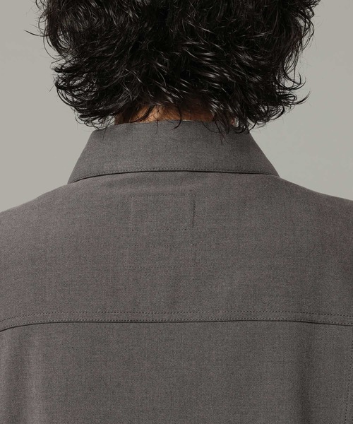 Dickies(ディッキーズ)の「【Dickies】別注/TRトラッカージャケット<セットアップ着用可能>(ブルゾン・メンズ・ブラック/グレー系その他/ダークブラウン・MEDIUM/LARGE)」の14枚目の写真