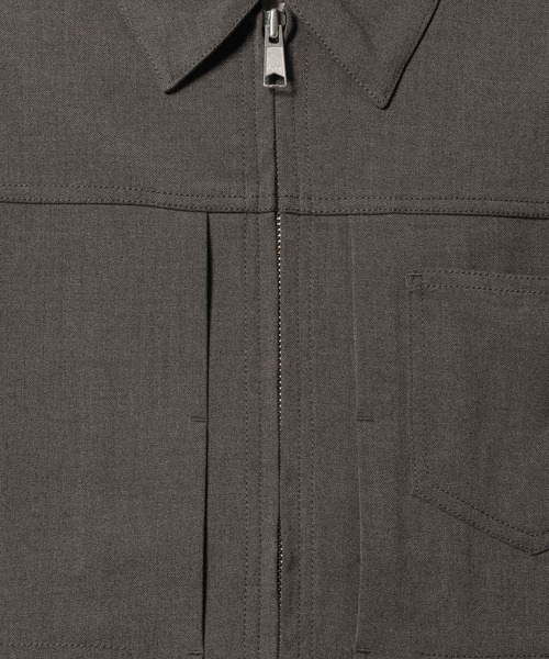 Dickies(ディッキーズ)の「【Dickies】別注/TRトラッカージャケット<セットアップ着用可能>(ブルゾン・メンズ・ブラック/グレー系その他/ダークブラウン・MEDIUM/LARGE)」の19枚目の写真