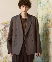 MAISON SPECIAL ジッパー付テーラードジャケット クリーム色 MAISON SPECIAL｜メゾン スペシャルのテーラードジャケット通販