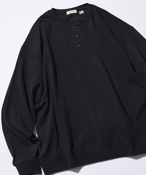 ストリート　蓄光　ビックシルエット　ロングスリーブ　ワイド ブラック ビッグシルエットロングスリーブTシャツ for PlayStation