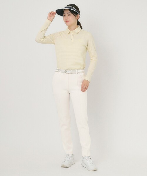 adabat（アダバット）の「スムースジャージストレッチパンツ（その他パンツ・レディース・パープル/ライトグレー/ホワイト系・42/40/38/36）」の5枚目の写真