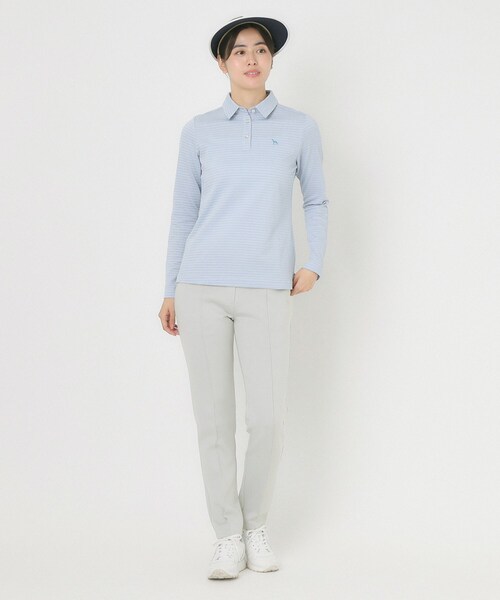 adabat（アダバット）の「スムースジャージストレッチパンツ（その他パンツ・レディース・パープル/ライトグレー/ホワイト系・42/40/38/36）」の11枚目の写真