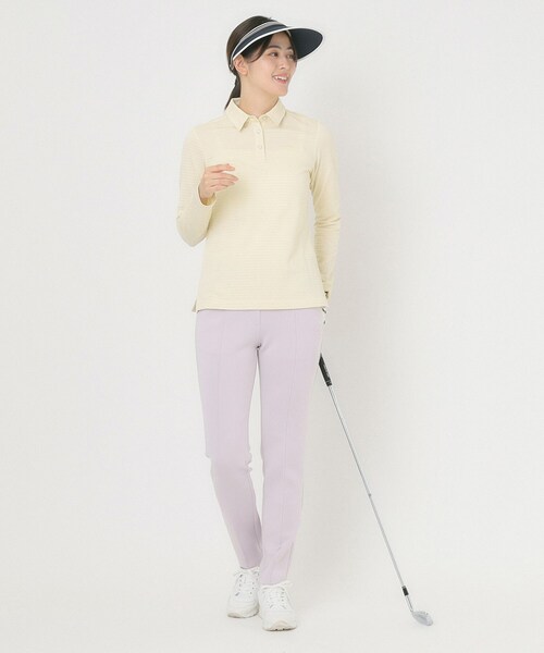 adabat（アダバット）の「スムースジャージストレッチパンツ（その他パンツ・レディース・パープル/ライトグレー/ホワイト系・42/40/38/36）」の17枚目の写真