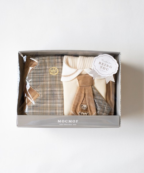 mocmof（モクモフ）の「おめかし ギフトセット （ ロイヤルベア）（ベビーギフト・キッズ・ベージュ/グレー/ネイビー・ﾌﾘ-）」の12枚目の写真