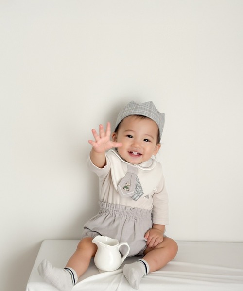 mocmof（モクモフ）の「おめかし ギフトセット （ ロイヤルベア）（ベビーギフト・キッズ・ベージュ/グレー/ネイビー・ﾌﾘ-）」の15枚目の写真