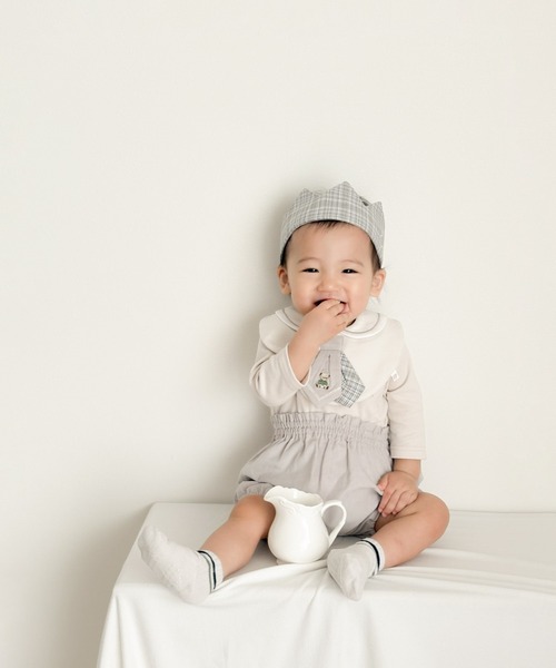 mocmof（モクモフ）の「おめかし ギフトセット （ ロイヤルベア）（ベビーギフト・キッズ・ベージュ/グレー/ネイビー・ﾌﾘ-）」の17枚目の写真