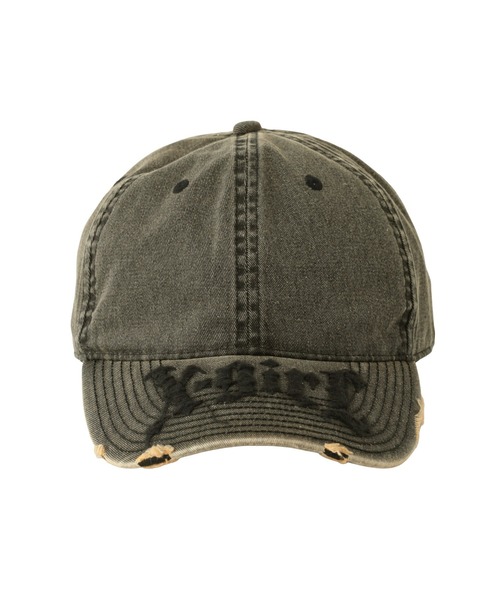X-girl(エックスガール)の「GOTHIC LOGO 6PANEL CAP(キャップ・レディース・ブラック/オリーブ・ONE SIZE)」の9枚目の写真