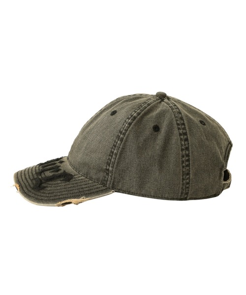 X-girl(エックスガール)の「GOTHIC LOGO 6PANEL CAP(キャップ・レディース・ブラック/オリーブ・ONE SIZE)」の10枚目の写真