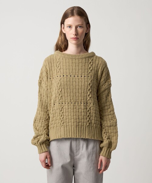 【送料無料】Steven Alanスティーブンアランのニットセーター　Mサイズ STEVEN ALAN セーター ニット 「Steven Alan」 オーストラリアン