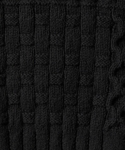Steven Alan（スティーブンアラン）の「＜ONICA × Steven Alan＞COTTON CABLE JUMPER/ニット（ニット/セーター・レディース・ベージュ/ブラック・FREE）」の16枚目の写真