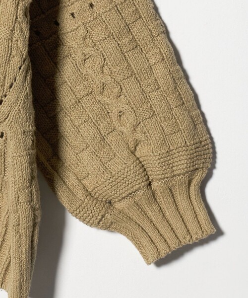 Steven Alan（スティーブンアラン）の「＜ONICA × Steven Alan＞COTTON CABLE JUMPER/ニット（ニット/セーター・レディース・ベージュ/ブラック・FREE）」の19枚目の写真