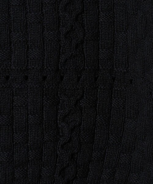 Steven Alan（スティーブンアラン）の「＜ONICA × Steven Alan＞COTTON CABLE JUMPER/ニット（ニット/セーター・レディース・ベージュ/ブラック・FREE）」の12枚目の写真