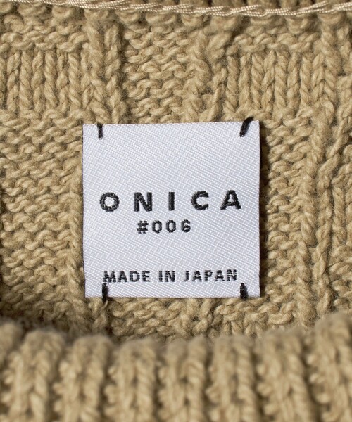 ONICA × Steven Alan＞COTTON CABLE JUMPER/ニット（ニット/セーター