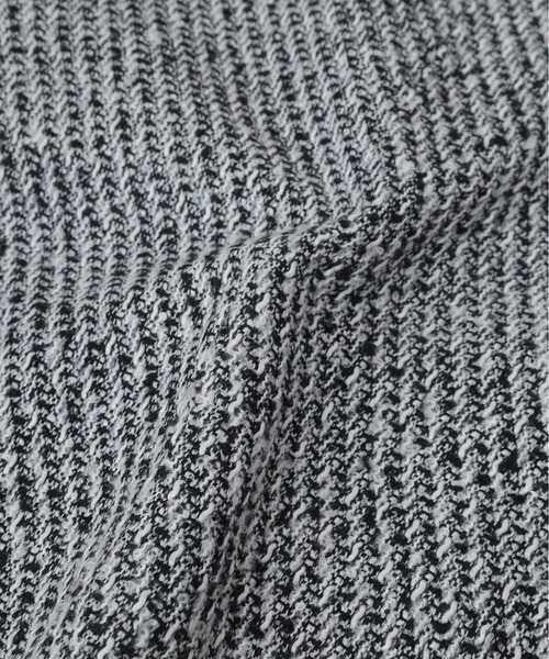 fifth(フィフス)の「ノーカラーツイードジャケット(テーラードジャケット・レディース・ブラック/ブラック×ホワイト/ホワイト・M)」の13枚目の写真