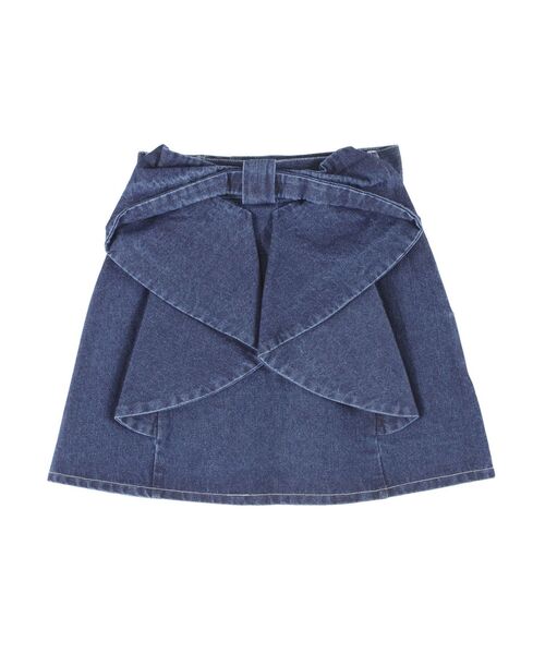 セール】リボンデニムスカート（デニムスカート）｜CALNAMUR