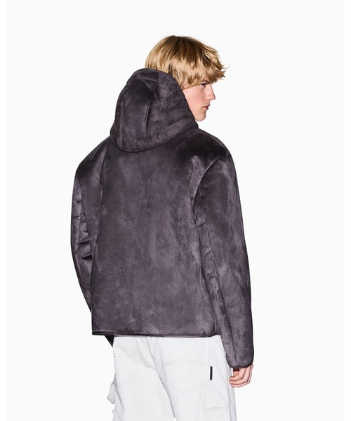 【極美品/XL相当】アルマーニエクスチェンジ ムートン ジャケット 黒 2025年最新】Yahoo!オークション -アルマーニ ムートン