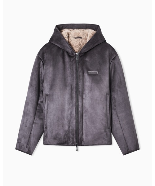 A|X アルマーニ エクスチェンジ】CL フェイクムートンフーデッド