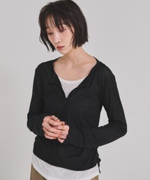FMiBL | ハーフジップシアートップス(Tシャツ/カットソー)