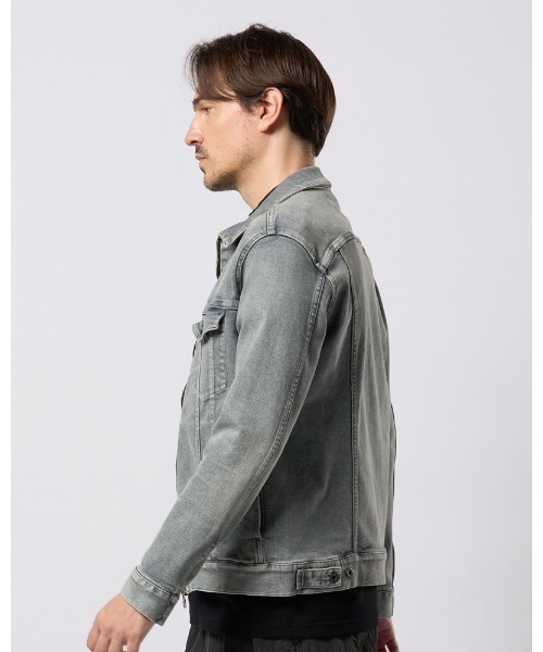 wjk（ダヴルジェイケイ）の「denim zip blouson（ブルゾン・メンズ・ブルー系その他/ライトグレー/ライトブルー・SMALL/MEDIUM/LARGE/X-LARGE）」の5枚目の写真